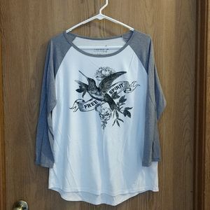 3/4 sleeve t-shirt